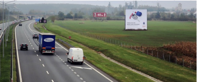 Reklama wielkofomratowa A1 BArłożno - Łódź.jpg